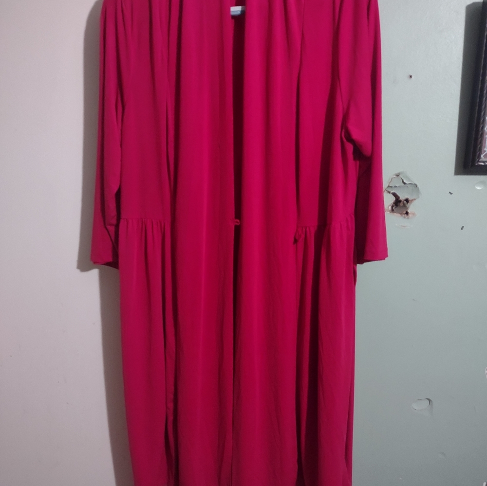 Red Robe Midnight Carol Hochman size Large‎
